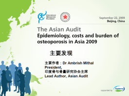 AUDITS - 2009 - Epidemiology presentation