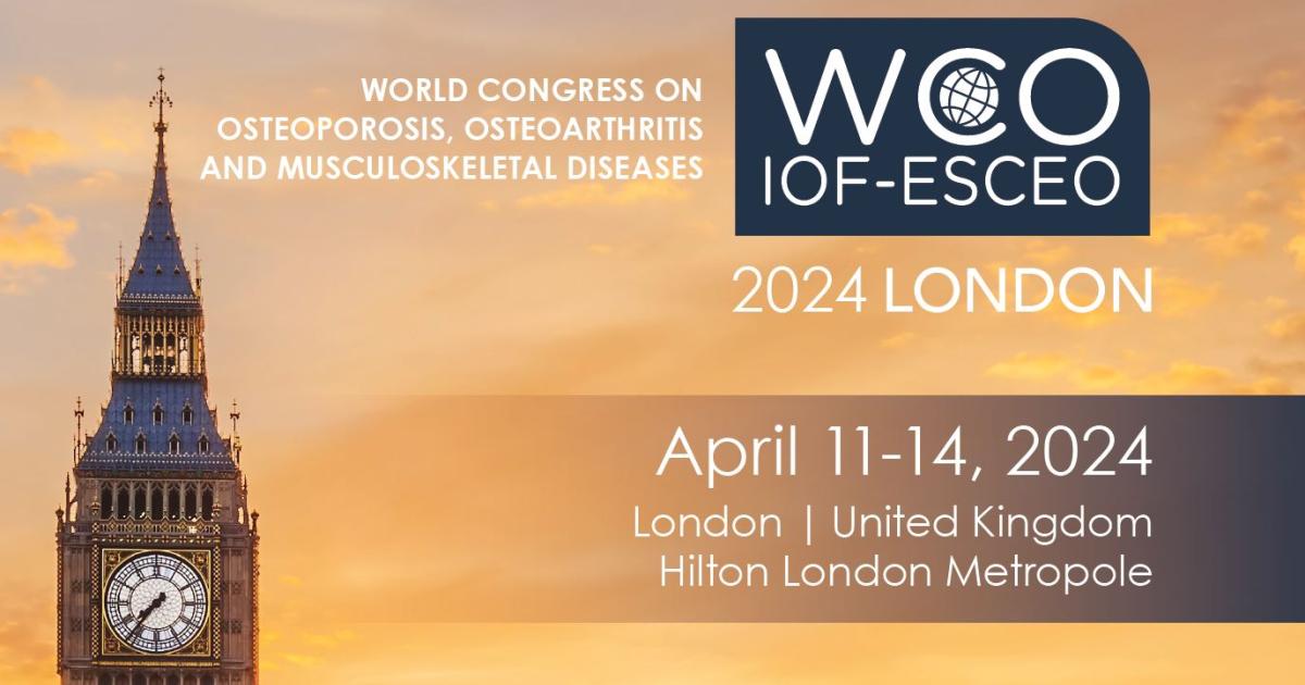 World’s largest congress in the musculoskeletal field opens today in ...