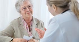 doctor discussing with patient